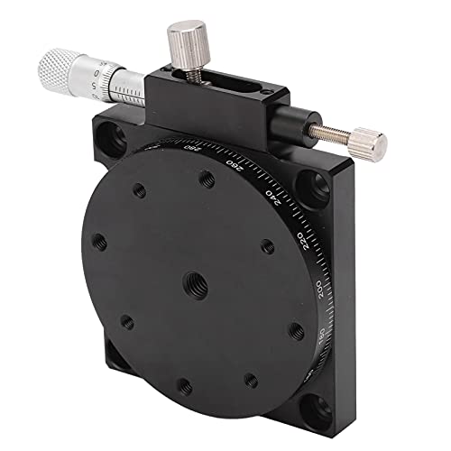 Dia 60mm Manual Rotary Stages, Micrometer Head, High Precision Rotation Platform for Optical Experiments