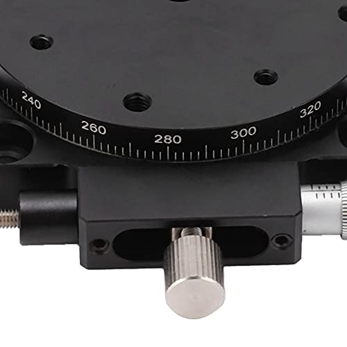 Dia 60mm Manual Rotary Stages, Micrometer Head, High Precision Rotation Platform for Optical Experiments