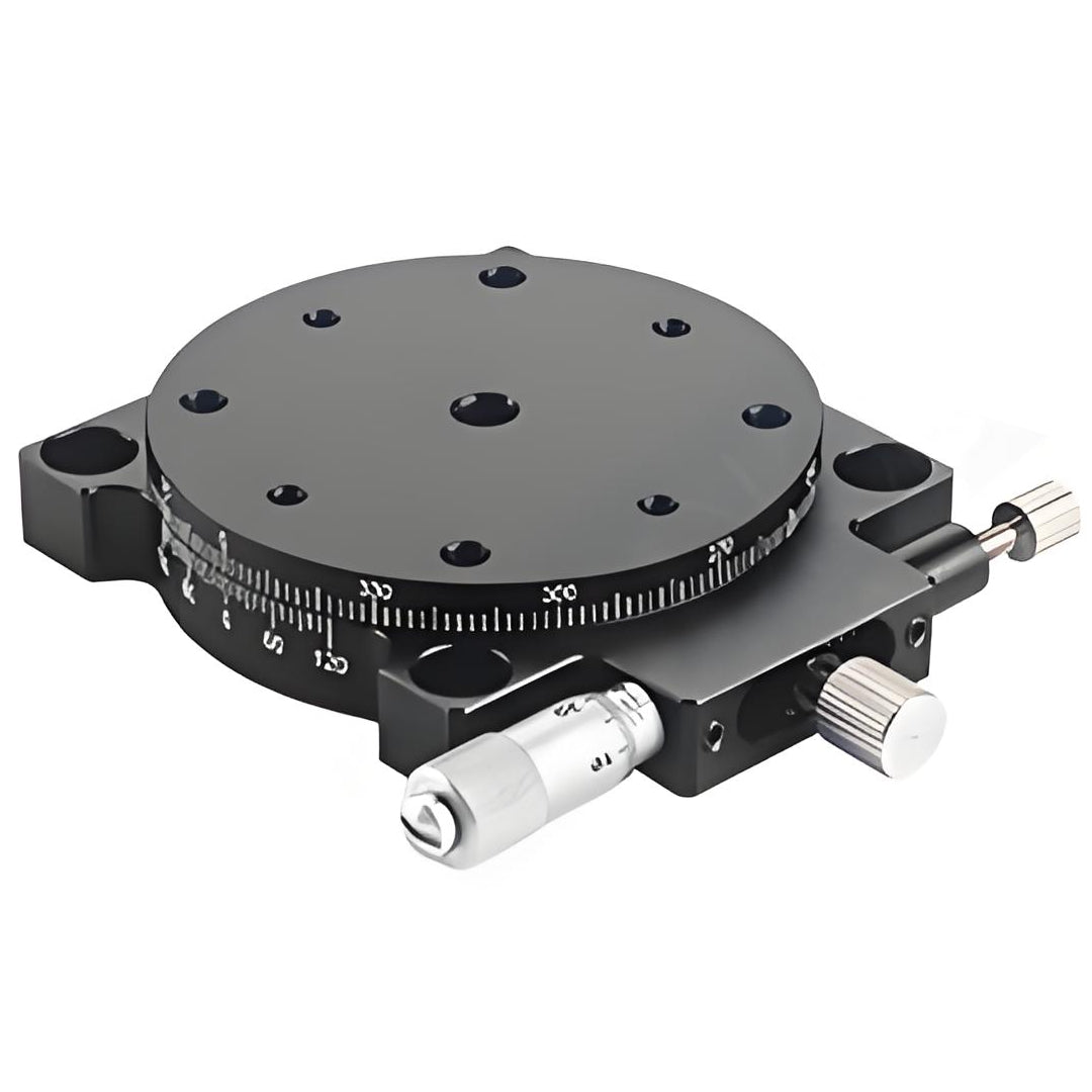 Dia 60mm Manual Rotary Stages, Micrometer Head, High Precision Rotation Platform for Optical Experiments